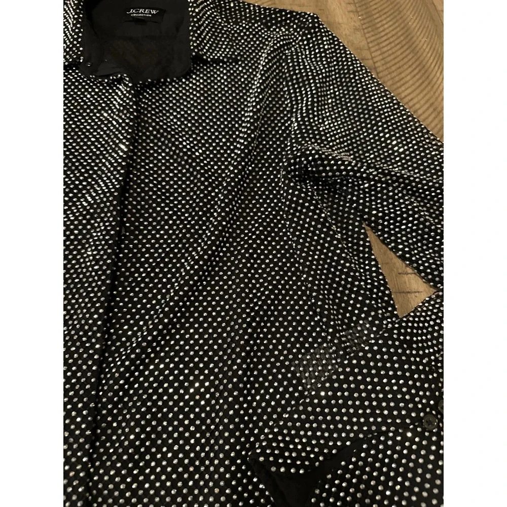 J.Crew Collection Rhinestone Mesh Set:‎ Top & Skirt NWT